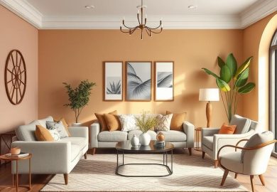 Kolory ścian do salonu: trendy 2024 i 2025 oraz inspiracje naturalne