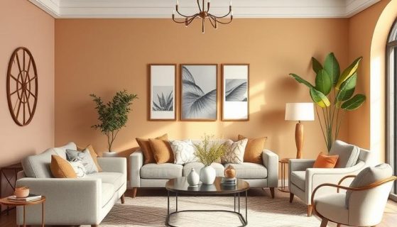 Kolory ścian do salonu: trendy 2024 i 2025 oraz inspiracje naturalne