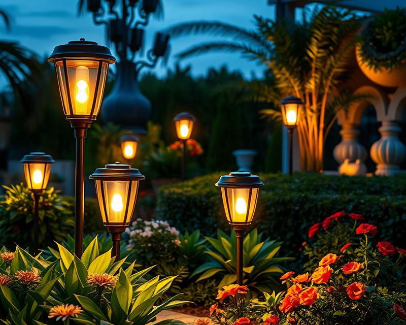 Pomysły na oświetlenie ogrodu: lampy solarne, reflektory i stylowe dekoracje
