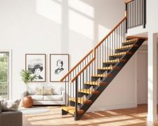 Tanie schody wewnętrzne: pomysły, materiały i wykończenia