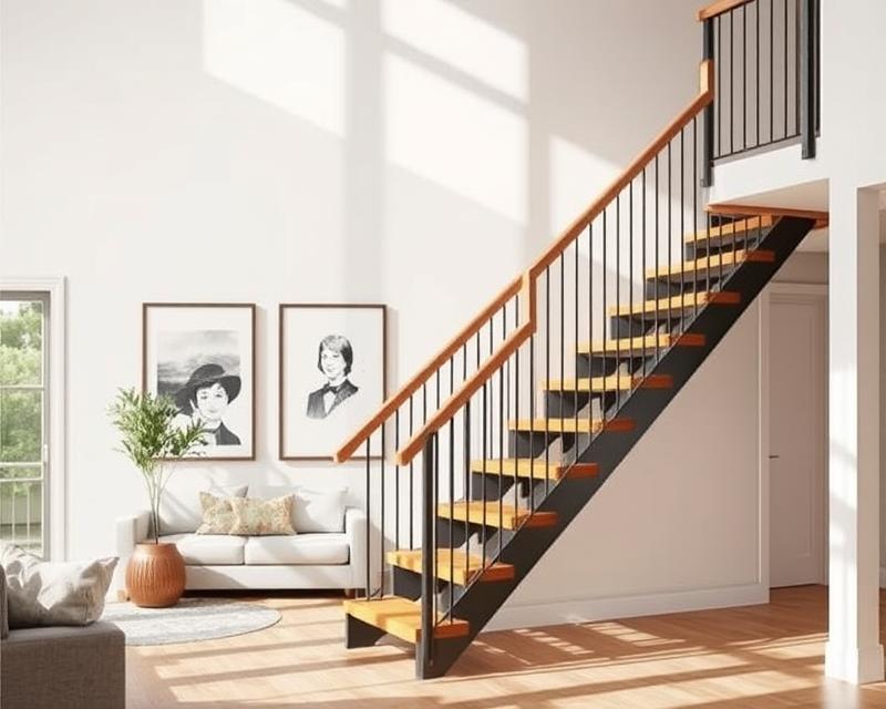 Tanie schody wewnętrzne: pomysły, materiały i wykończenia