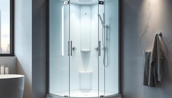 Nowoczesne kabiny prysznicowe — funkcjonalność i oszczędność miejsca