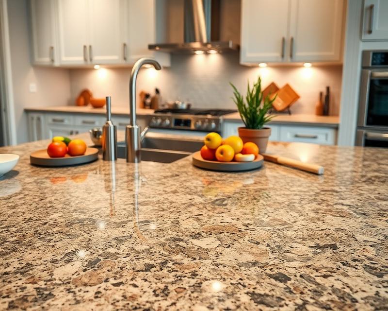 Blaty granitowe do kuchni: rodzaje, właściwości i korzyści