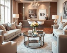 Nowoczesne i stylowe chromowane elementy meblowe do wnętrz