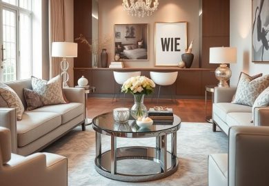 Nowoczesne i stylowe chromowane elementy meblowe do wnętrz