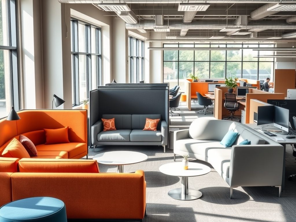 Meble modułowe do wydzielania stref – jak stworzyć wygodną i funkcjonalną przestrzeń pracy