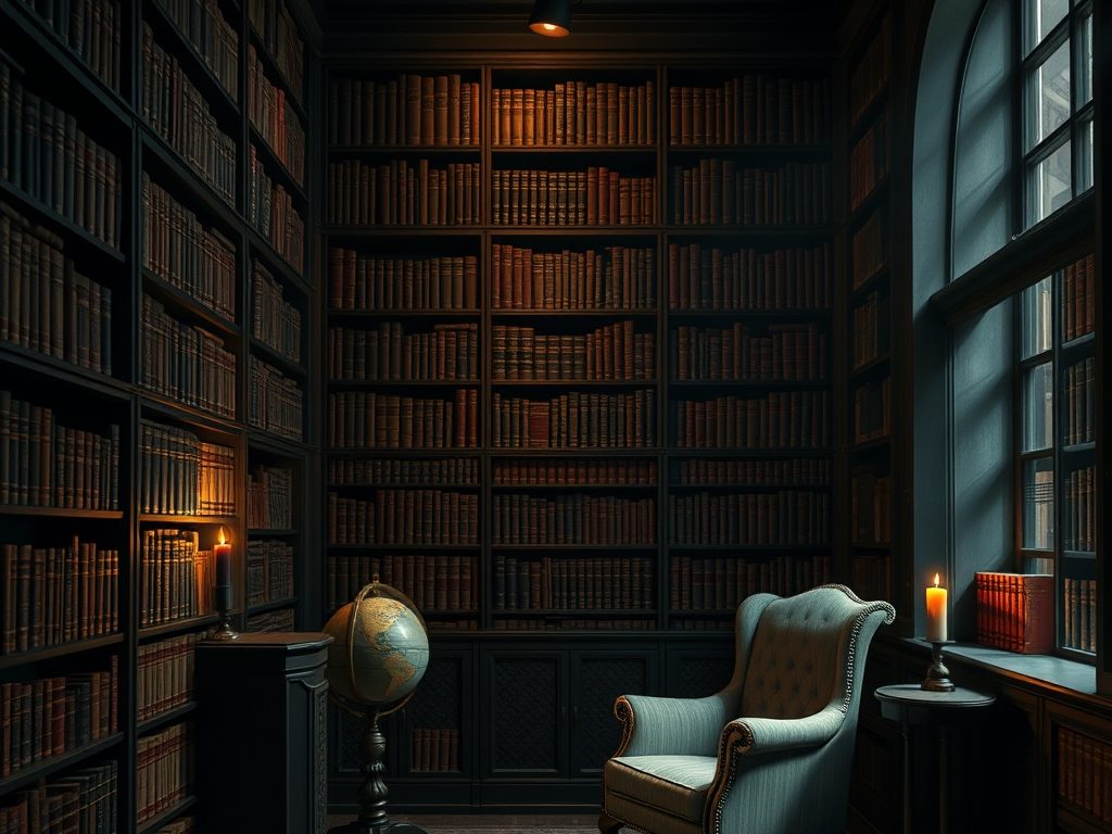 Styl Dark Academia we wnętrzach: jak stworzyć tajemniczą bibliotekę pełną historii i klimatu