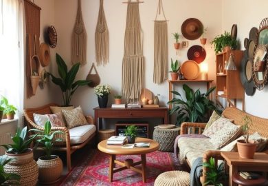 Styl boho na budżet: jak stworzyć przytulne wnętrze z naturalnych materiałów i unikalnych dodatków