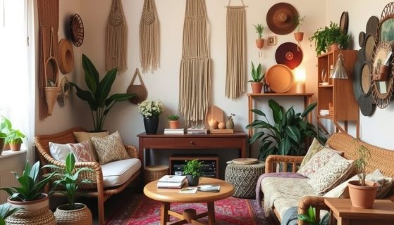 Styl boho na budżet: jak stworzyć przytulne wnętrze z naturalnych materiałów i unikalnych dodatków
