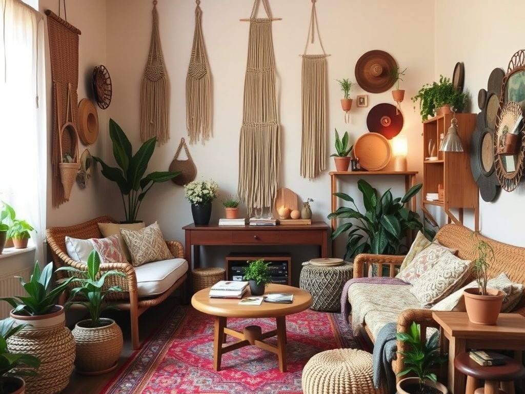 Styl boho na budżet: jak stworzyć przytulne wnętrze z naturalnych materiałów i unikalnych dodatków