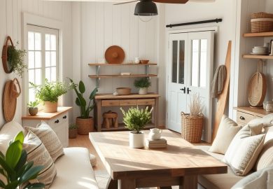 Styl farmhouse kolory: jak wybrać paletę barw, by stworzyć przytulne i funkcjonalne wnętrze