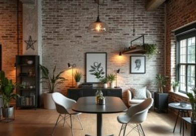 Jak stworzyć loftowy klimat bez cegły: materiały, meble i oświetlenie w praktyce