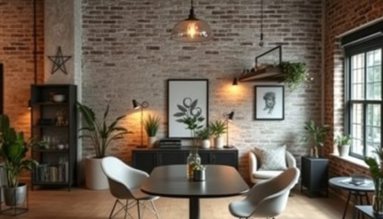 Jak stworzyć loftowy klimat bez cegły: materiały, meble i oświetlenie w praktyce