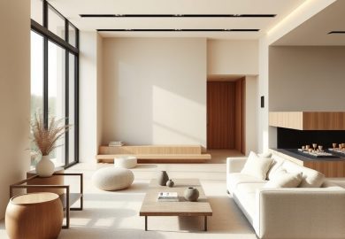 Styl quiet luxury wnętrza: jak stworzyć dyskretną elegancję z naturalnych materiałów i stonowanych barw