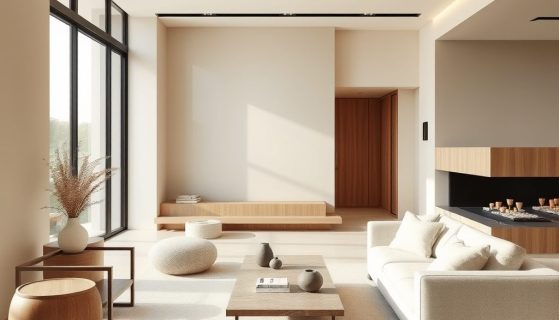 Styl quiet luxury wnętrza: jak stworzyć dyskretną elegancję z naturalnych materiałów i stonowanych barw
