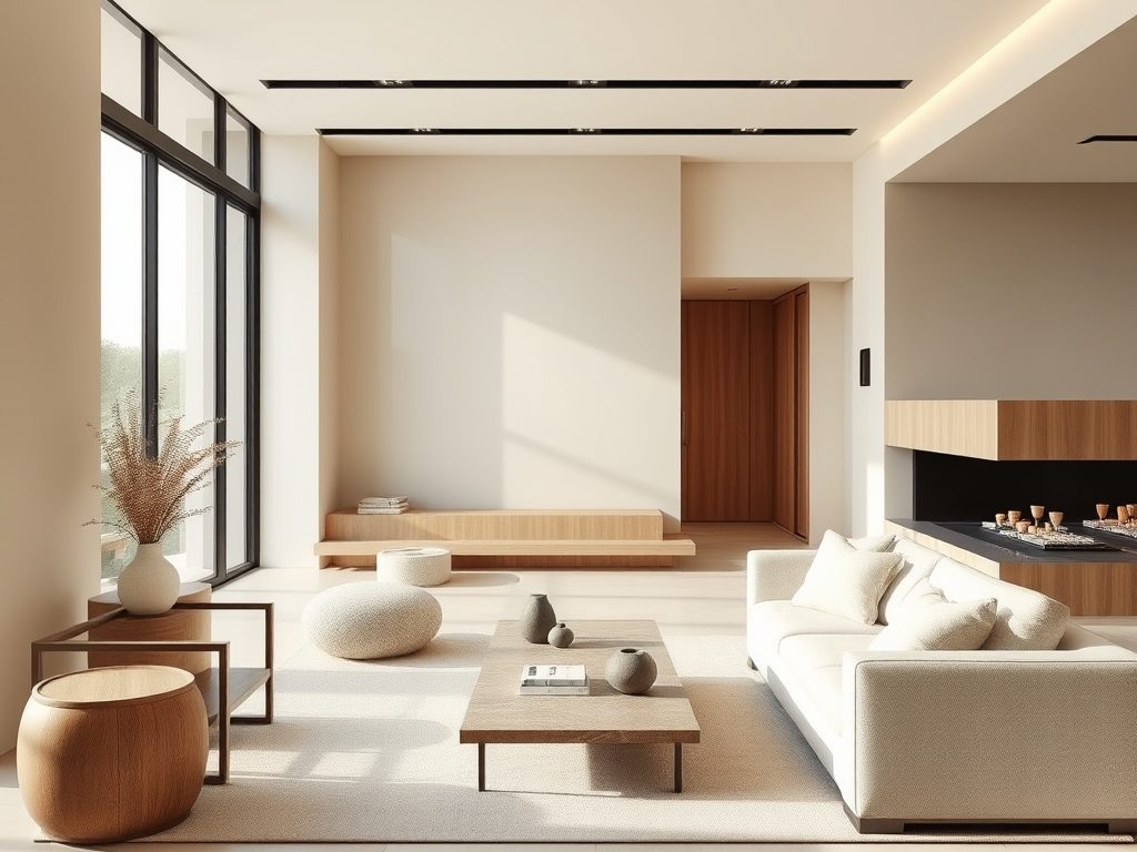 Styl quiet luxury wnętrza: jak stworzyć dyskretną elegancję z naturalnych materiałów i stonowanych barw