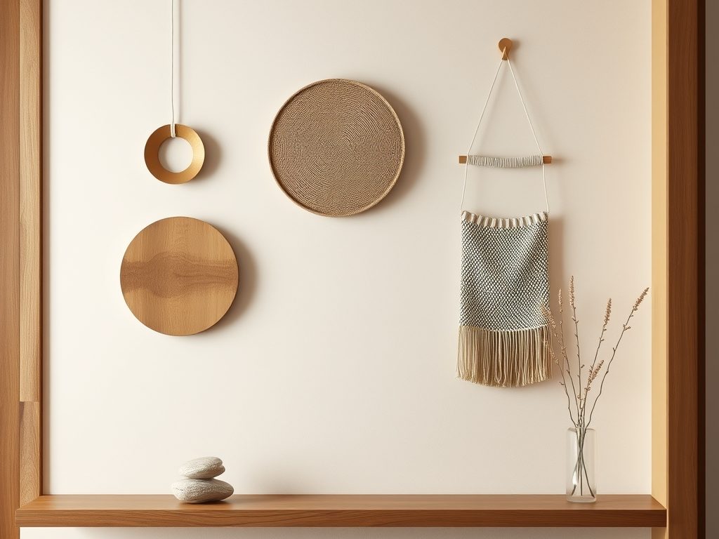 Styl japandi: jak wybrać dekoracje na ścianę, które łączą minimalizm z naturalną harmonią wnętrza