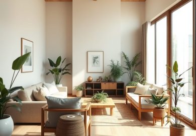 Styl japandi w salonie: jak urządzić harmonijną przestrzeń łączącą minimalizm z naturalnością