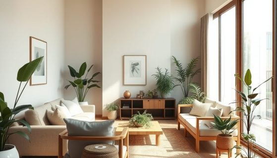 Styl japandi w salonie: jak urządzić harmonijną przestrzeń łączącą minimalizm z naturalnością