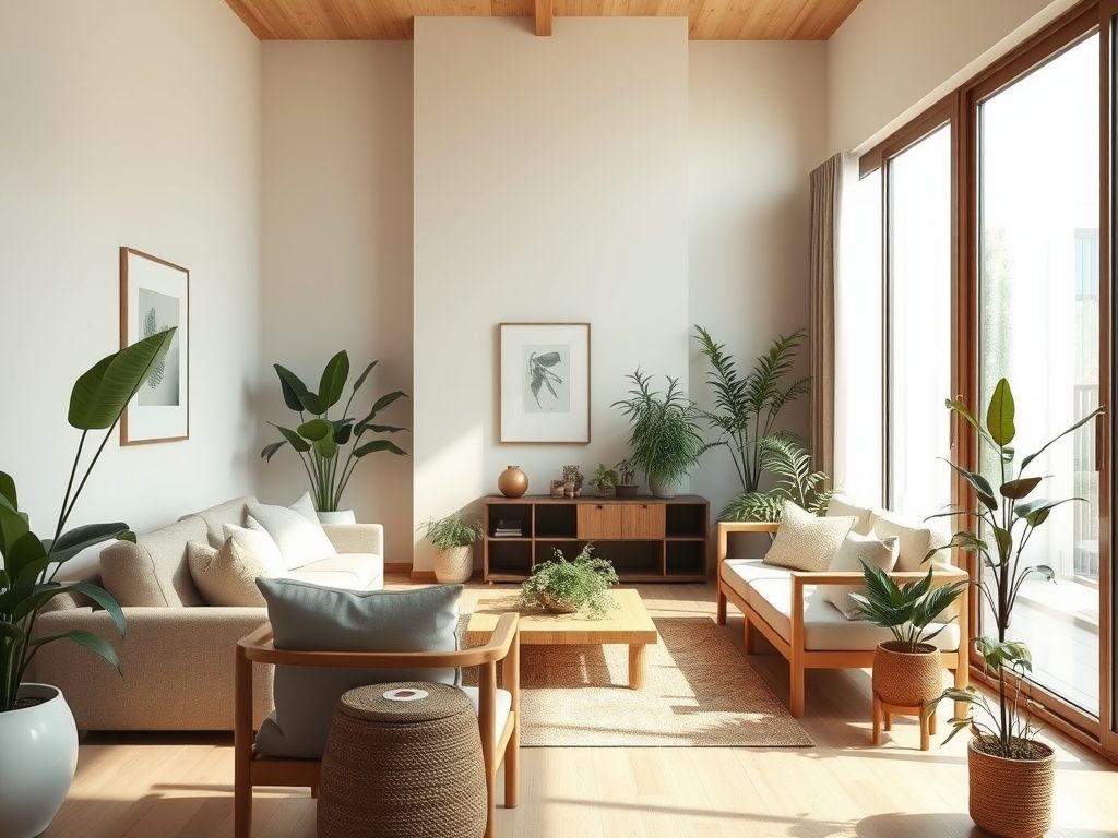 Styl japandi w salonie: jak urządzić harmonijną przestrzeń łączącą minimalizm z naturalnością