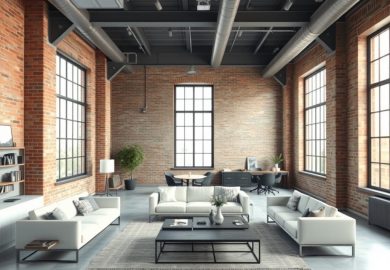 Styl loftowy: jak dobrać kolory i materiały, by podkreślić surowość i przestronność wnętrza