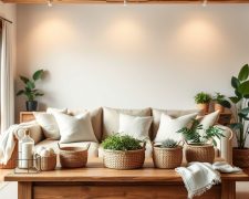 Styl farmhouse dodatki: jak łączyć naturalne materiały z funkcjonalnością i komfortem wnętrza