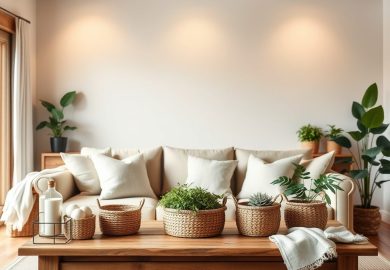 Styl farmhouse dodatki: jak łączyć naturalne materiały z funkcjonalnością i komfortem wnętrza