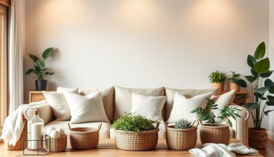 Styl farmhouse dodatki: jak łączyć naturalne materiały z funkcjonalnością i komfortem wnętrza