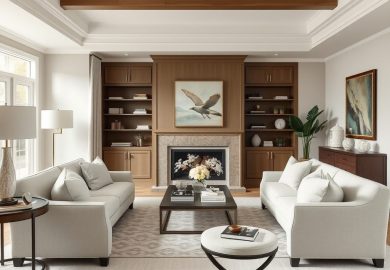 Styl transitional w aranżacji wnętrz: kluczowe cechy i zasady tworzące harmonijną przestrzeń