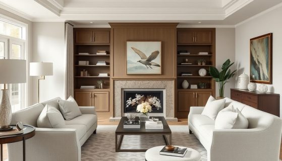 Styl transitional w aranżacji wnętrz: kluczowe cechy i zasady tworzące harmonijną przestrzeń