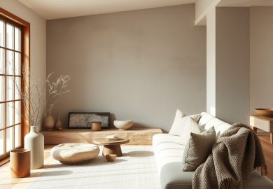 Styl wabi sabi we wnętrzu: jak naturalna prostota i niedoskonałość tworzą harmonię i funkcjonalność