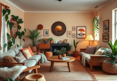 Jak urządzić salon w stylu boho: praktyczne decyzje dla przytulnej i funkcjonalnej przestrzeni