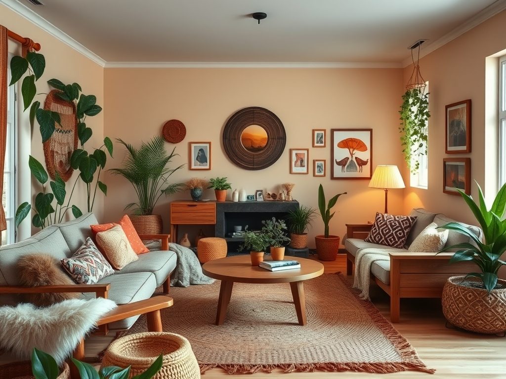 Jak urządzić salon w stylu boho: praktyczne decyzje dla przytulnej i funkcjonalnej przestrzeni