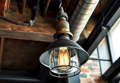 Oświetlenie w stylu industrialnym: jak wybrać lampy łączące surowość z funkcjonalnością