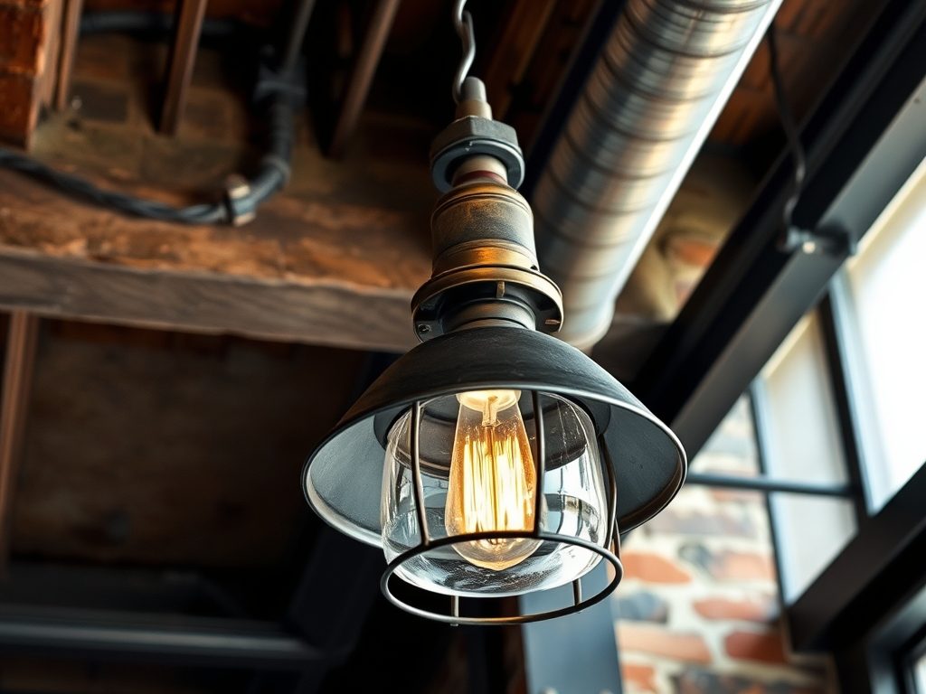 Oświetlenie w stylu industrialnym: jak wybrać lampy łączące surowość z funkcjonalnością