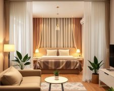 Jak wydzielić sypialnię w kawalerce, by zyskać komfort i prywatność bez remontu