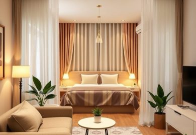 Jak wydzielić sypialnię w kawalerce, by zyskać komfort i prywatność bez remontu