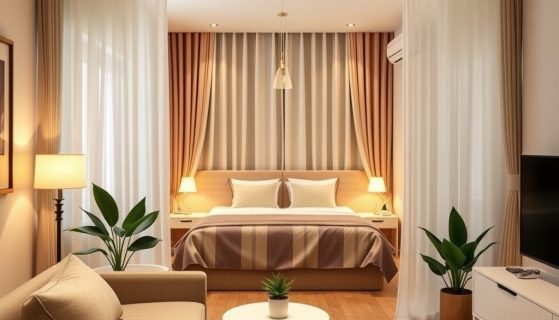 Jak wydzielić sypialnię w kawalerce, by zyskać komfort i prywatność bez remontu