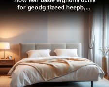 Ergonomia łóżka: jak dobrać wysokość i dostęp dla zdrowego i wygodnego snu