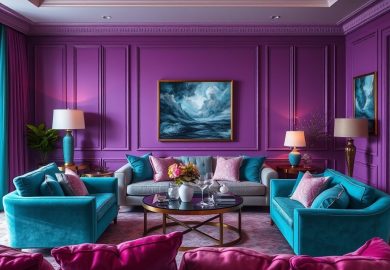 Styl glamour: jak wybrać kolory, by wnętrze było eleganckie i przytulne zarazem