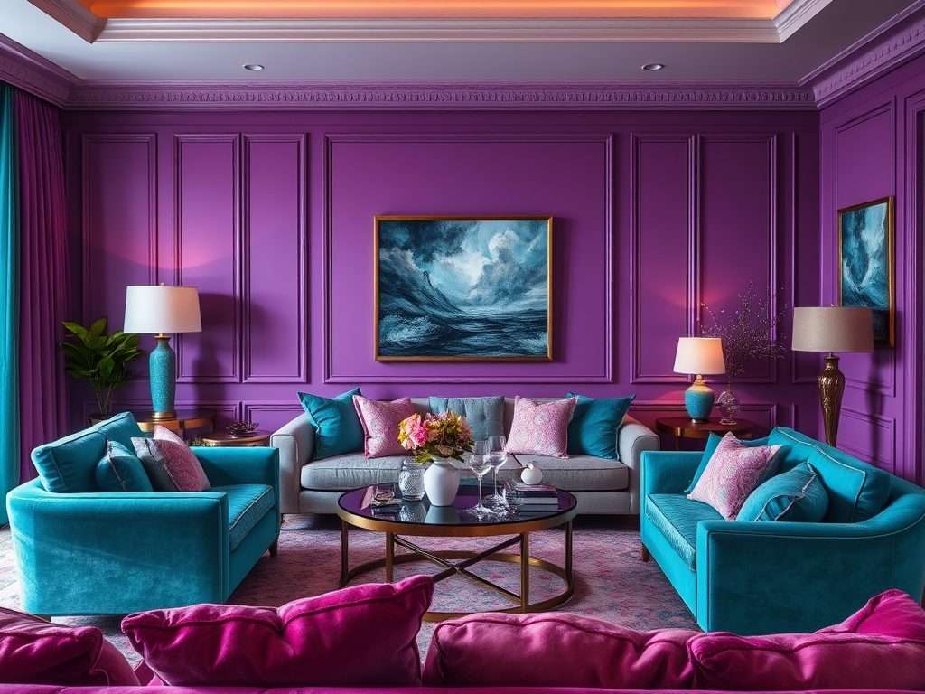 Styl glamour: jak wybrać kolory, by wnętrze było eleganckie i przytulne zarazem