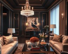 Styl glamour we wnętrzach: jak łączyć luksus, blask i funkcjonalność z umiarem