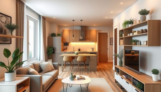 Planowanie wnętrza mieszkania 60 m² od zera: jak zoptymalizować przestrzeń i funkcjonalność na start