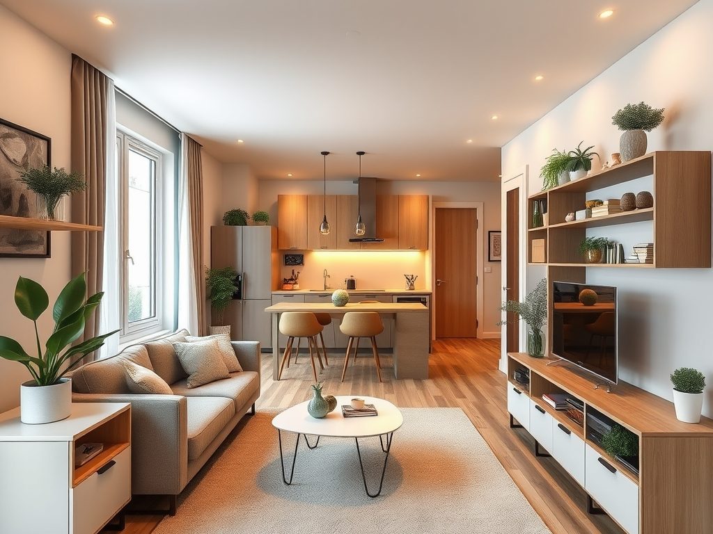 Planowanie wnętrza mieszkania 60 m² od zera: jak zoptymalizować przestrzeń i funkcjonalność na start