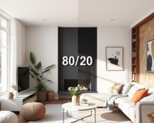 Jak stosować proporcje 80/20 w mieszaniu stylów wnętrzarskich, by uniknąć chaosu i zachować harmonię
