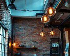 Styl loftowy w oświetleniu industrialnym: jak łączyć surowość z funkcjonalnością i klimatem wnętrza