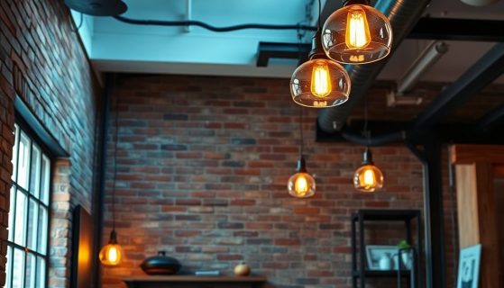 Styl loftowy w oświetleniu industrialnym: jak łączyć surowość z funkcjonalnością i klimatem wnętrza