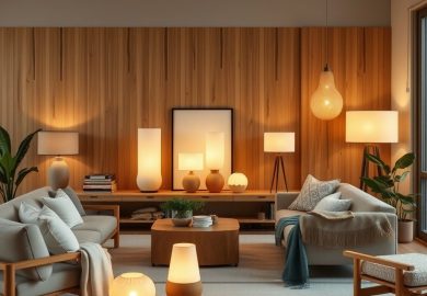 Styl Japandi i oświetlenie: jak wybrać lampy, które łączą minimalizm z naturalnym ciepłem