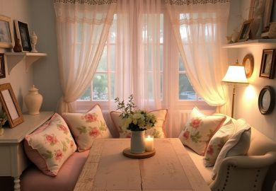 Styl shabby chic: jak wybrać kolory i dodatki tworzące przytulne wnętrze z duszą vintage