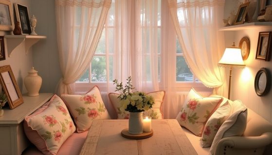 Styl shabby chic: jak wybrać kolory i dodatki tworzące przytulne wnętrze z duszą vintage